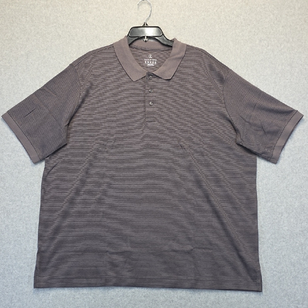Lands' End Men's Charcoal Polo Shirt